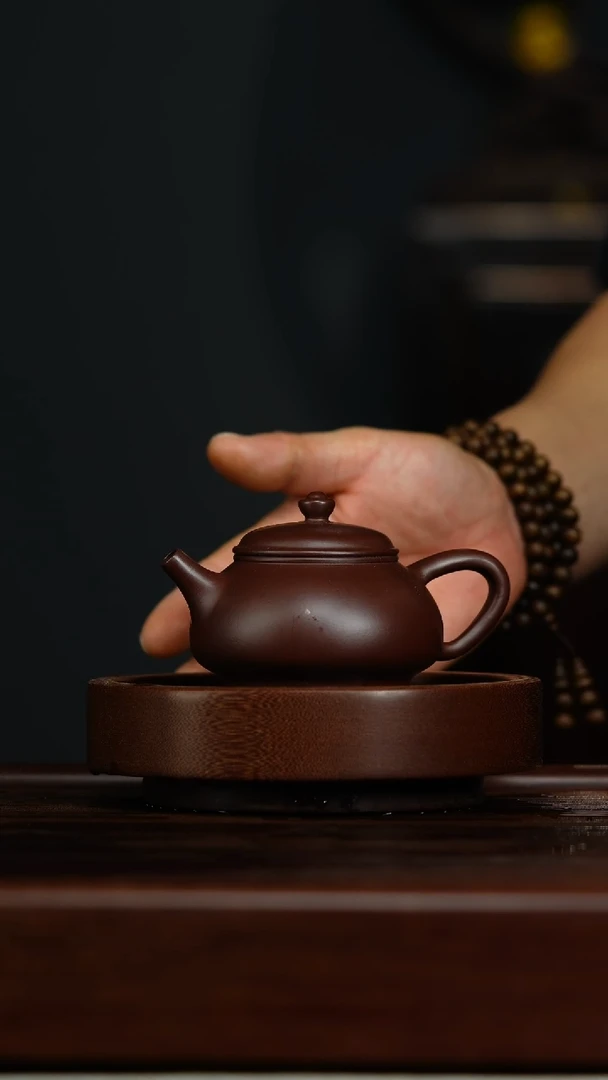 【闪购商品】紫砂茶壶f15潘壶石红壶