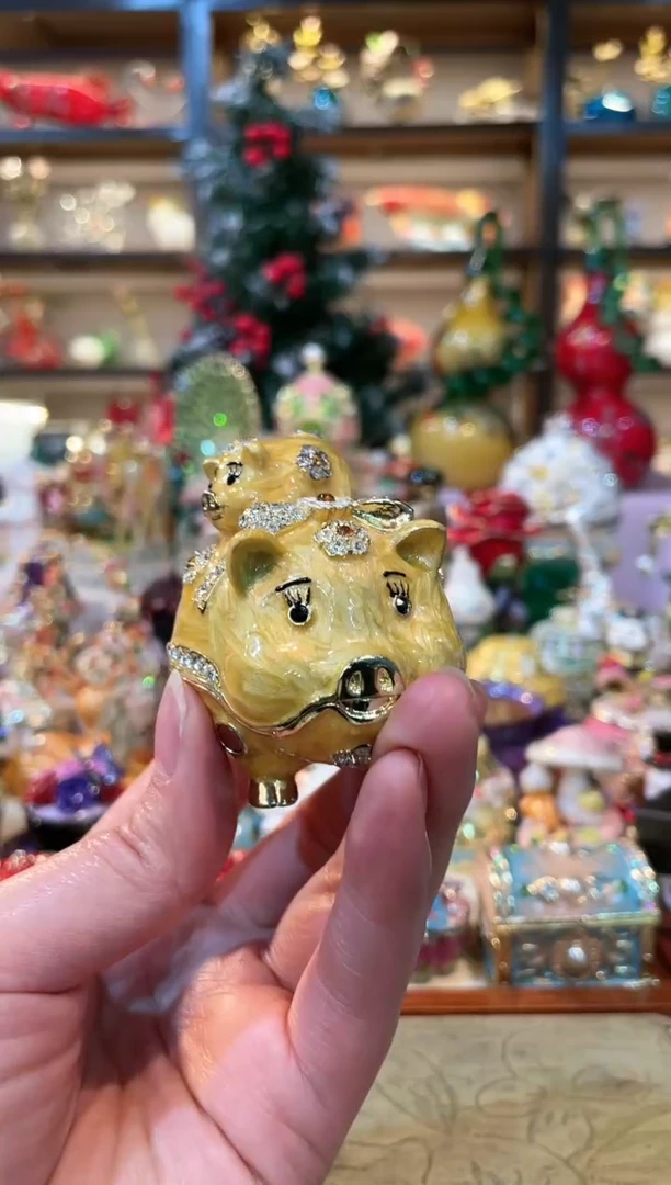 【闪购商品】精致珐琅彩首饰盒