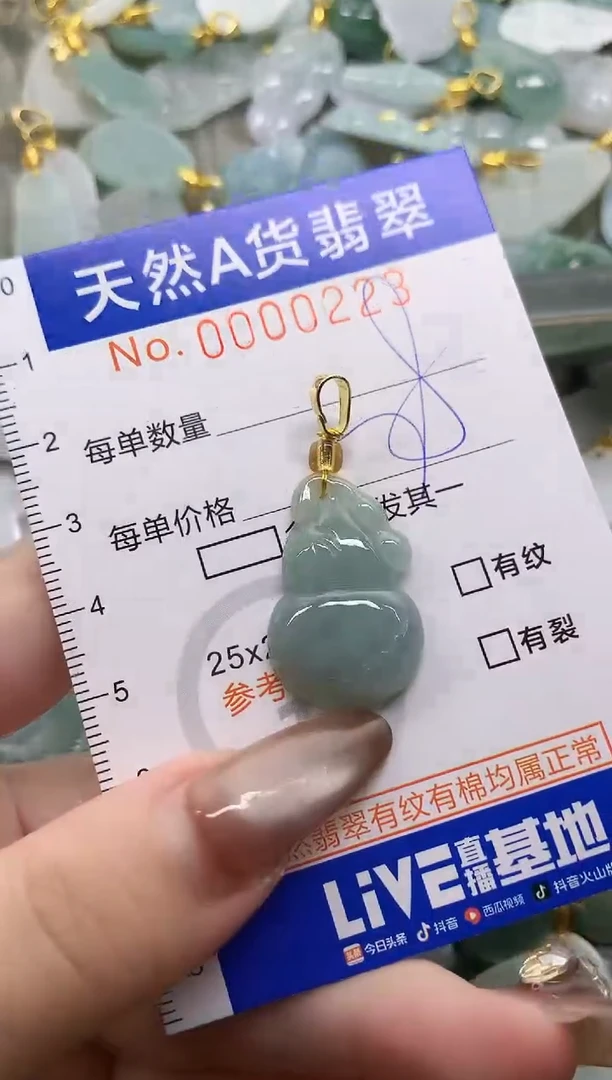 翡翠未镶嵌颈饰天然A货翡翠