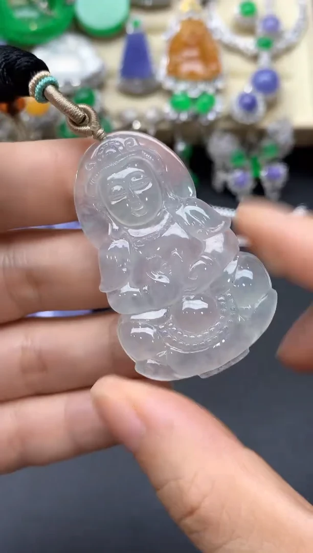 颈饰未镶嵌翡翠366-中国好珍宝