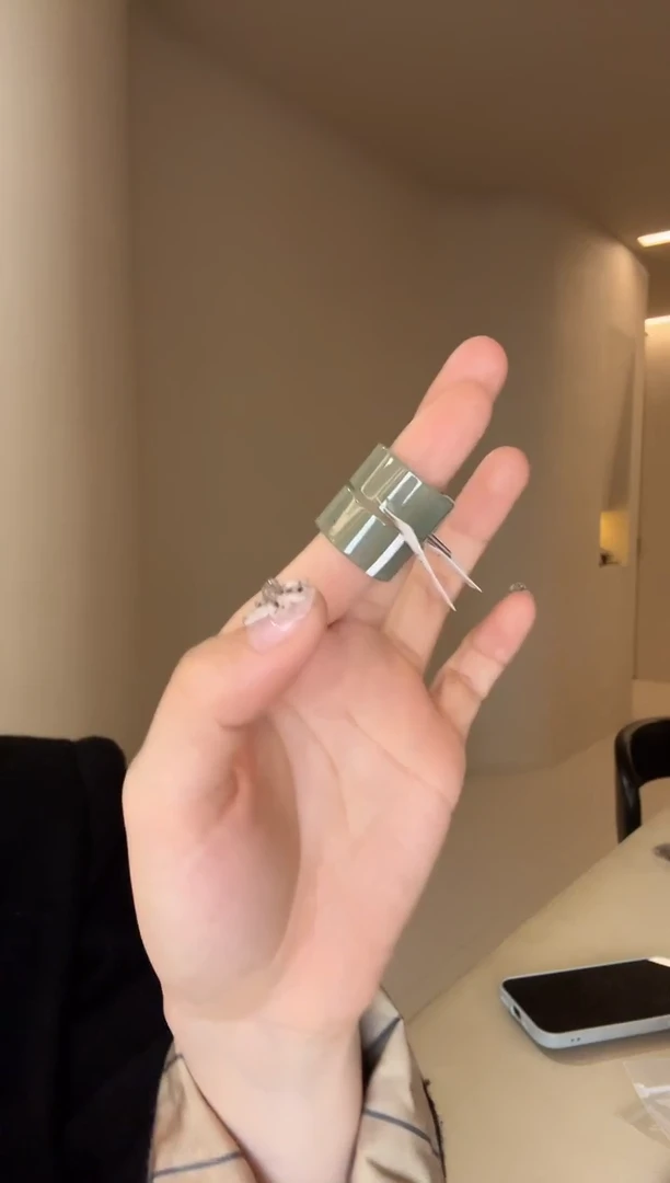 未镶嵌戒指和田玉17码且末蓝直切多样性发其一