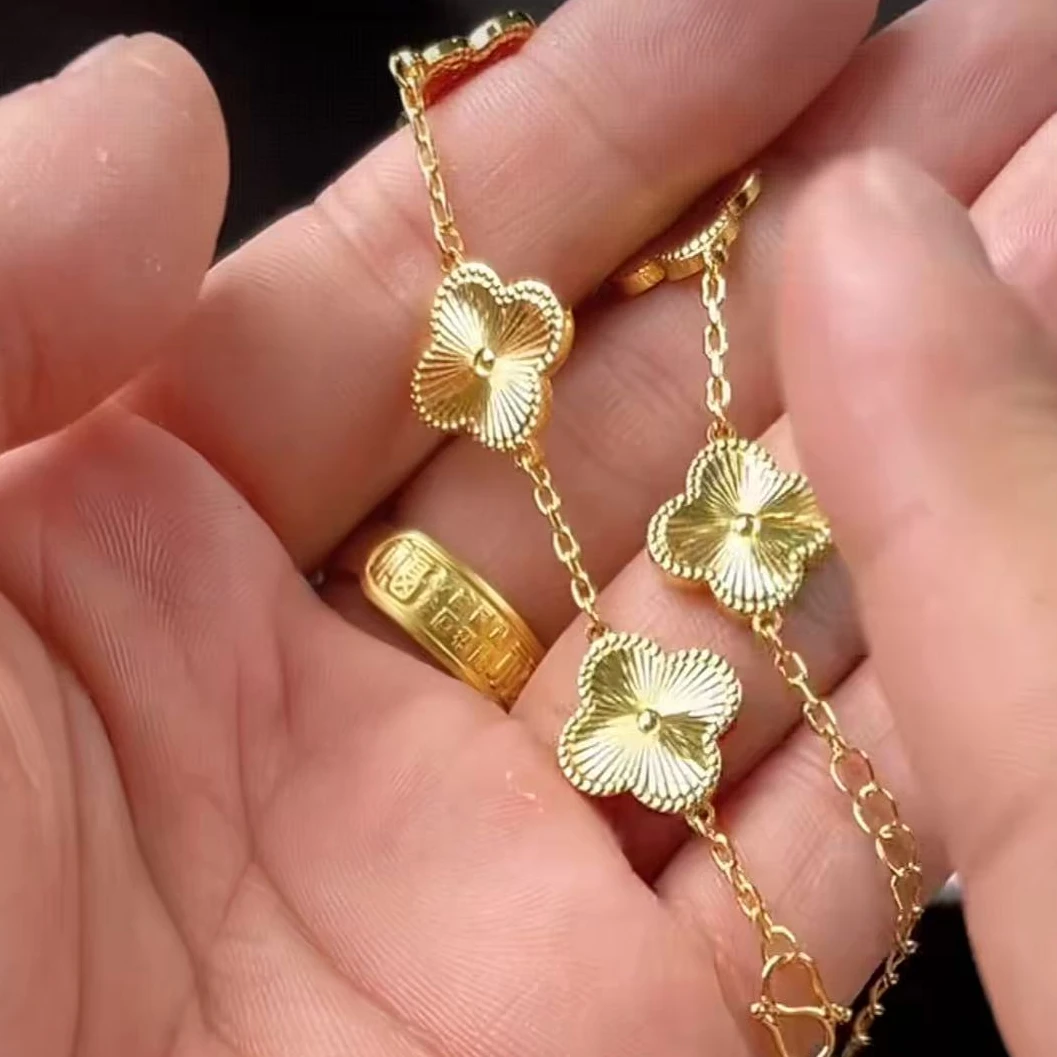 a148精美百搭四叶草手链