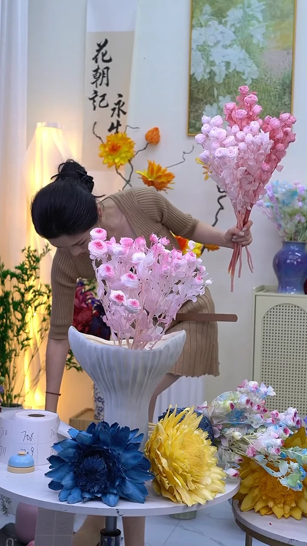 多头 玫瑰 桃夭
