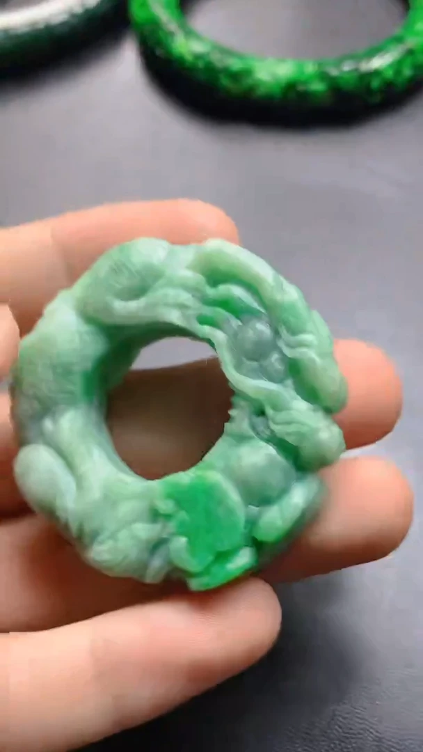 颈饰未镶嵌翡翠天然缅甸翡翠a货