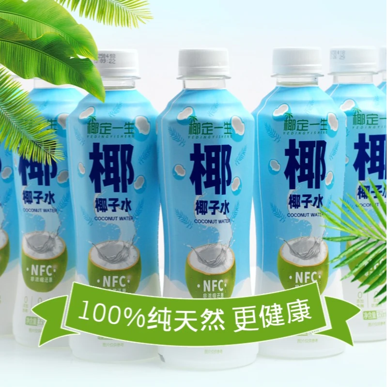 百分百椰汁水100%12瓶装