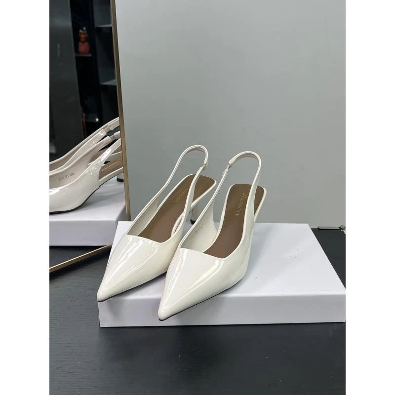 （5厘米）8036米色细跟高跟鞋