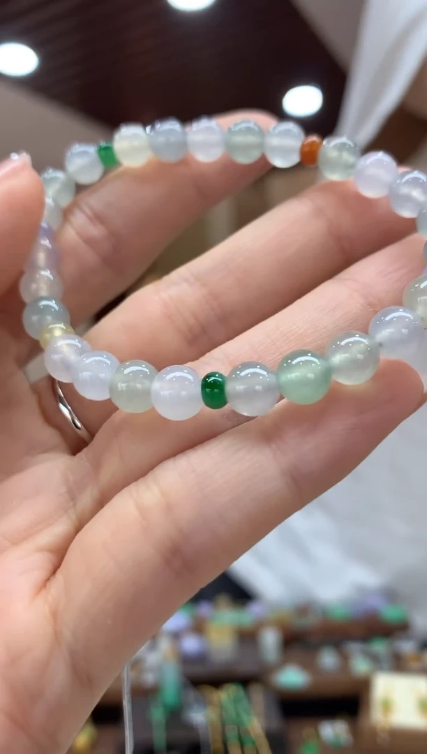 未镶嵌手串翡翠手串