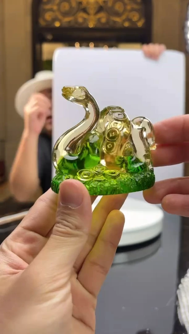 【闪购商品】摆件AJ06603玉玺蛇艺术摆件
