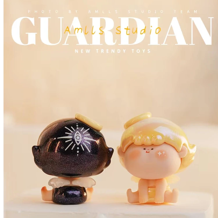 阿玛莉莉丝天使小狗小兔拍一拆二系列潮玩礼物摆件