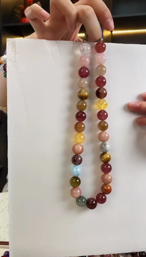 未镶嵌手链水晶兔毛大点位项链