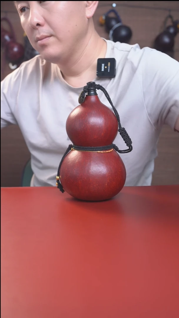 043天然大漆酒葫芦 三遍大漆