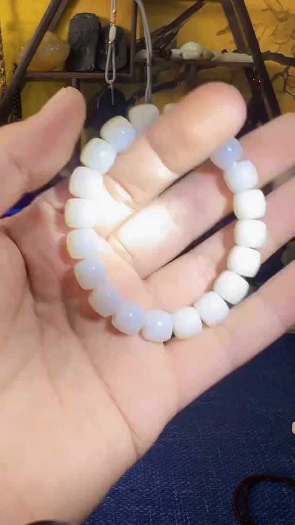 【闪购商品】和田玉挂件未镶嵌和田 米达单圈 （飞铃文玩）