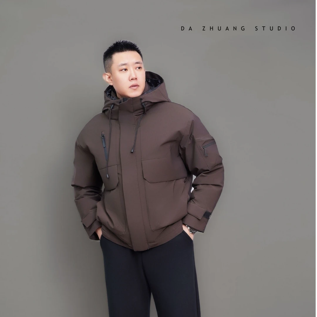 「DZ.Clean fit」“磁吸”高奢系列石墨烯蓄热保暖时尚连帽外套  甲