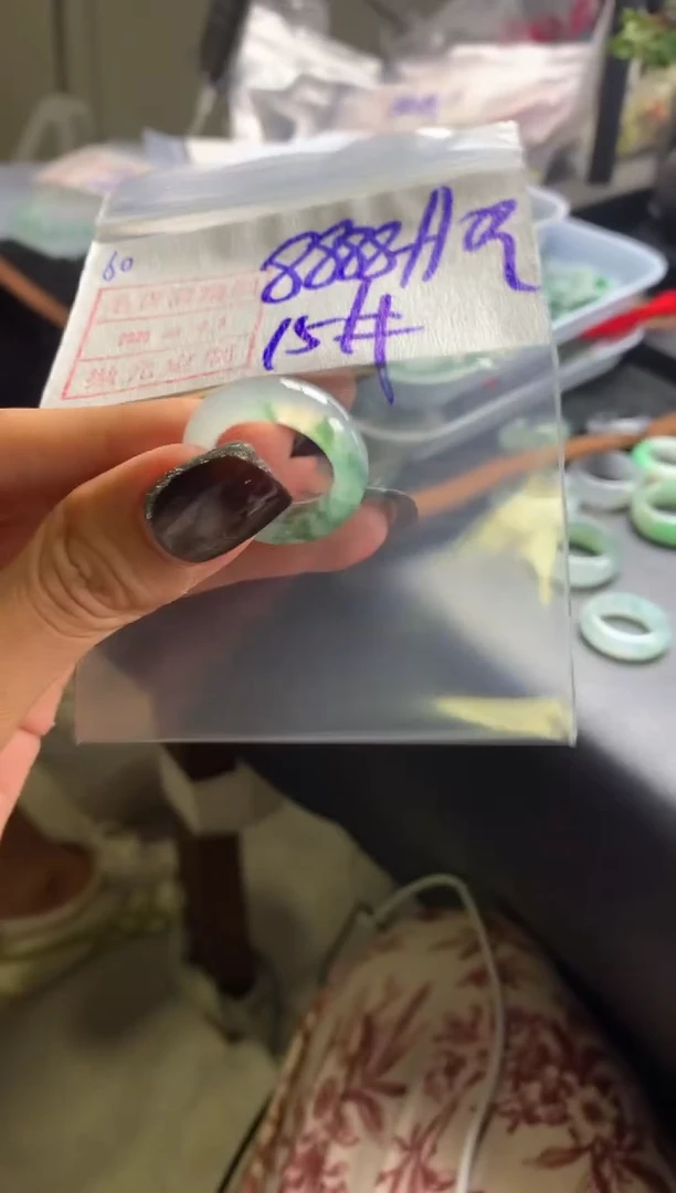 未镶嵌定制翡翠60戒圈15*8898元毛货需精抛光发