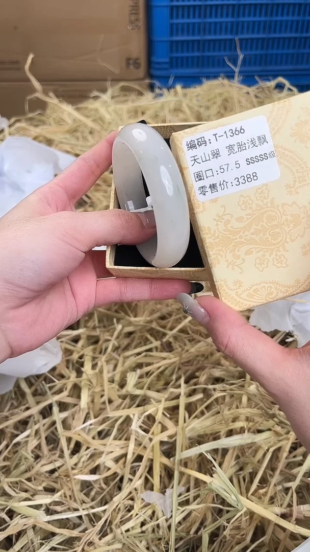 未镶嵌手镯石英质玉T-1366