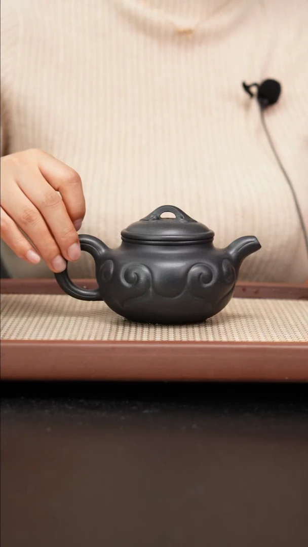 【闪购商品】紫砂茶壶捂灰底曹清如意仿古270