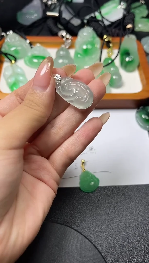 颈饰未镶嵌翡翠所见即所得   一图一物