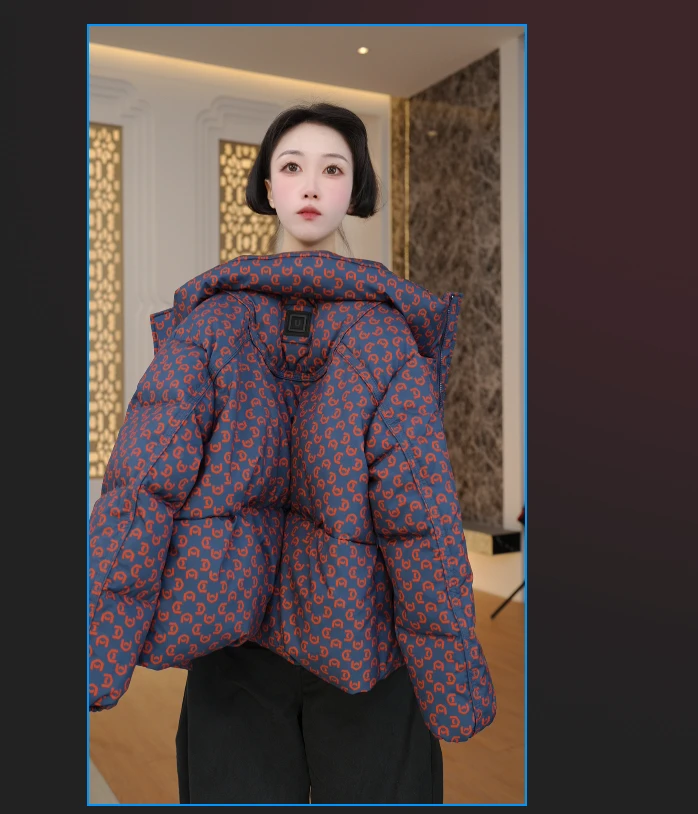 简约休闲时尚女装羽绒服2025冬季新款宽松舒适厚款保暖外套