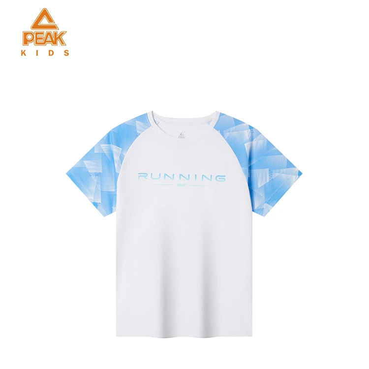 Peak/匹克2025夏季新款儿童男女童运动休闲速干圆领短袖DFK652351