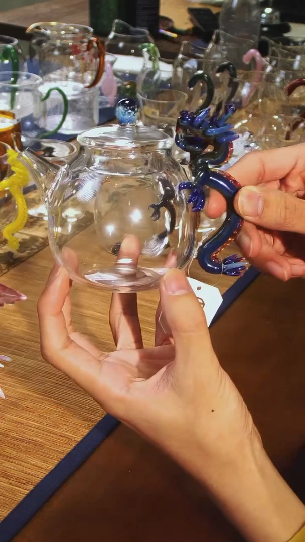 【闪购商品】青龙泡茶壶晶焱金标