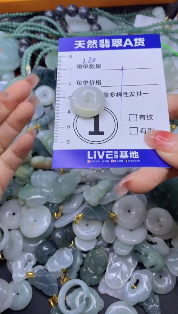 颈饰未镶嵌翡翠天然翡翠A货批量多样性发一件