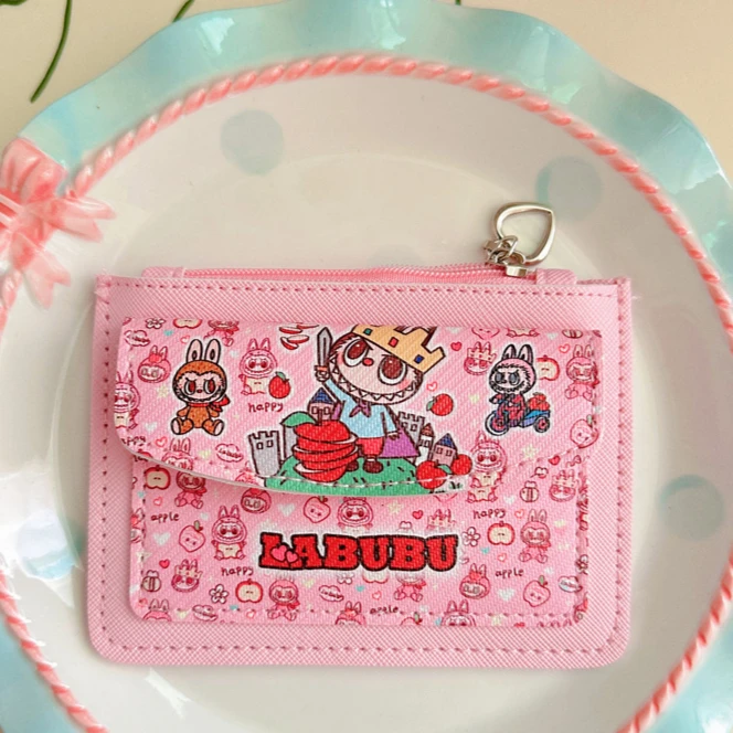 卡通图案卡套卡包学生校园卡门禁卡公交卡拉链收纳包