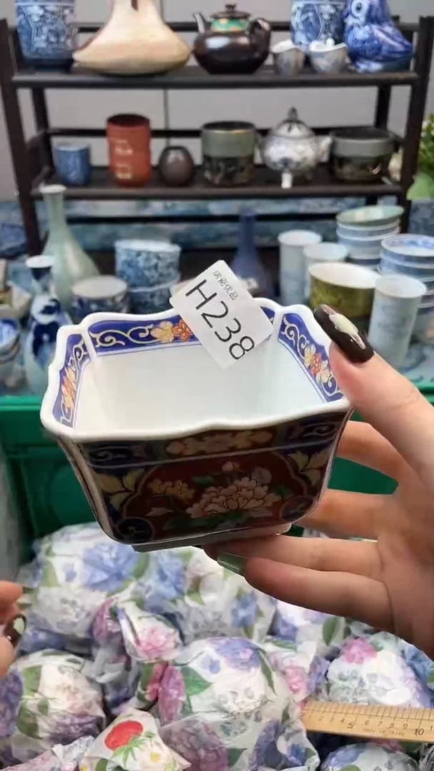 瓷片亚****霞瑞瓷甄选满18包邮H238