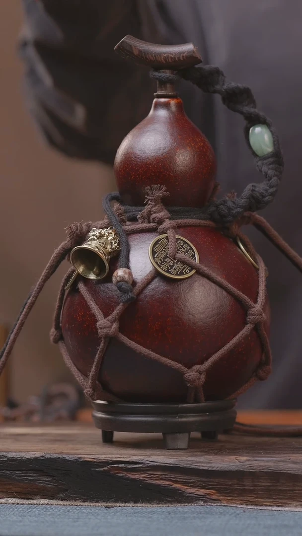 1146号精品大漆葫芦防腐防渗装水茶酒