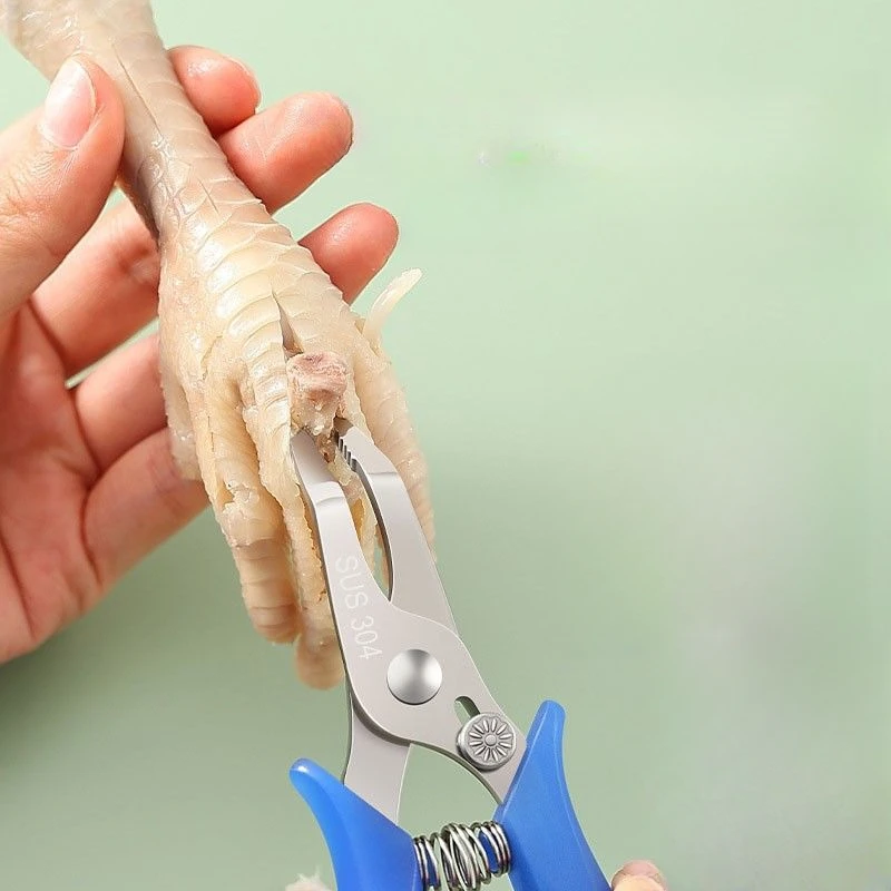 新款不锈钢无骨鸡爪去骨神器剃凤爪鸡脚剔骨刀尖嘴钳子脱骨夹工具