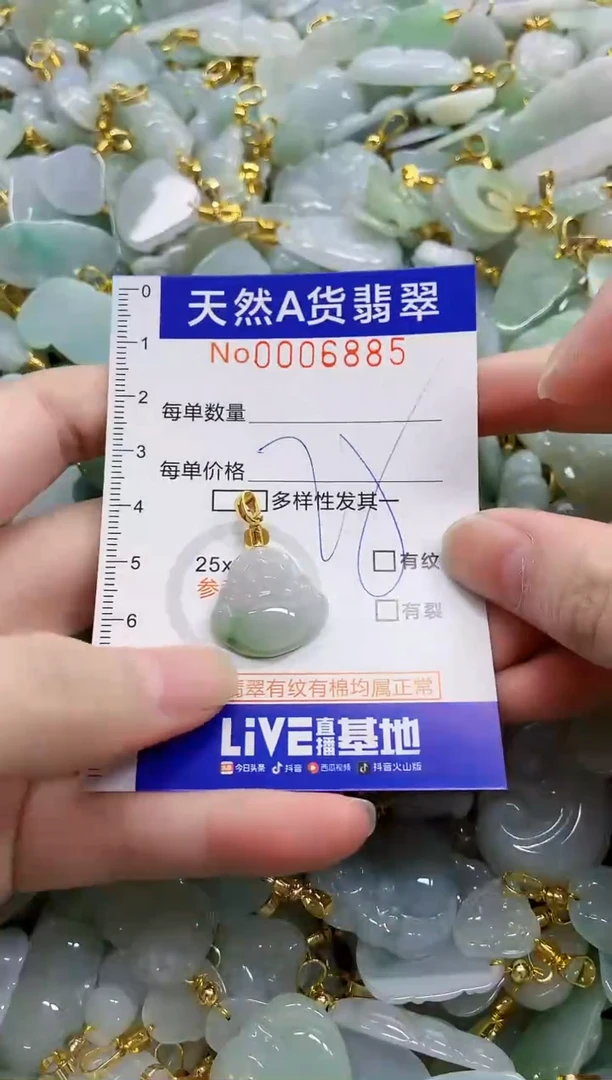 颈饰未镶嵌翡翠天然A货翡翠