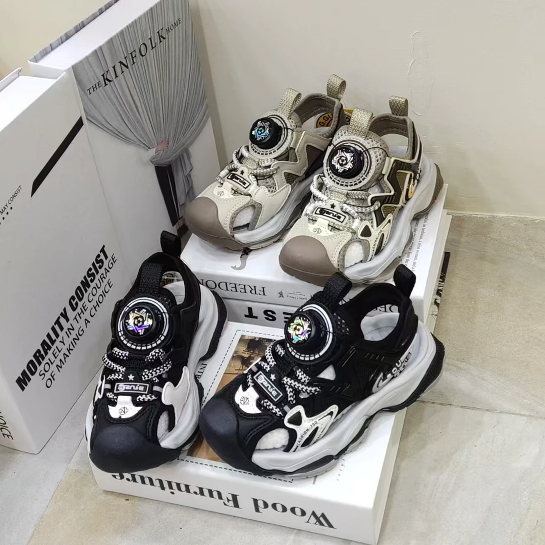 【小弟专属】6806新款儿童夏季凉鞋包头运动凉鞋透气休闲凉鞋