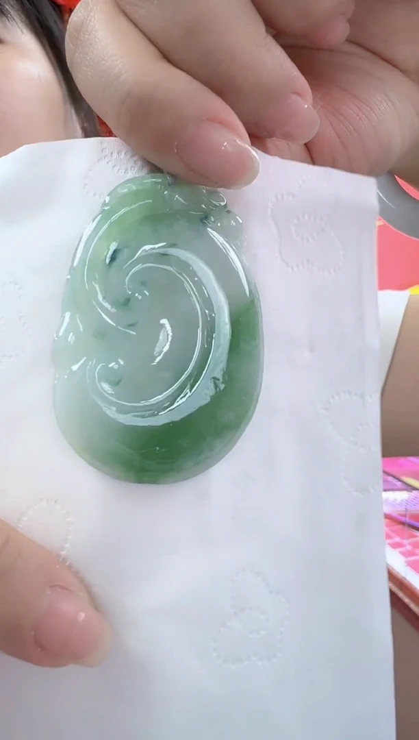 颈饰未镶嵌翡翠孤品如意高54宽37厚5+