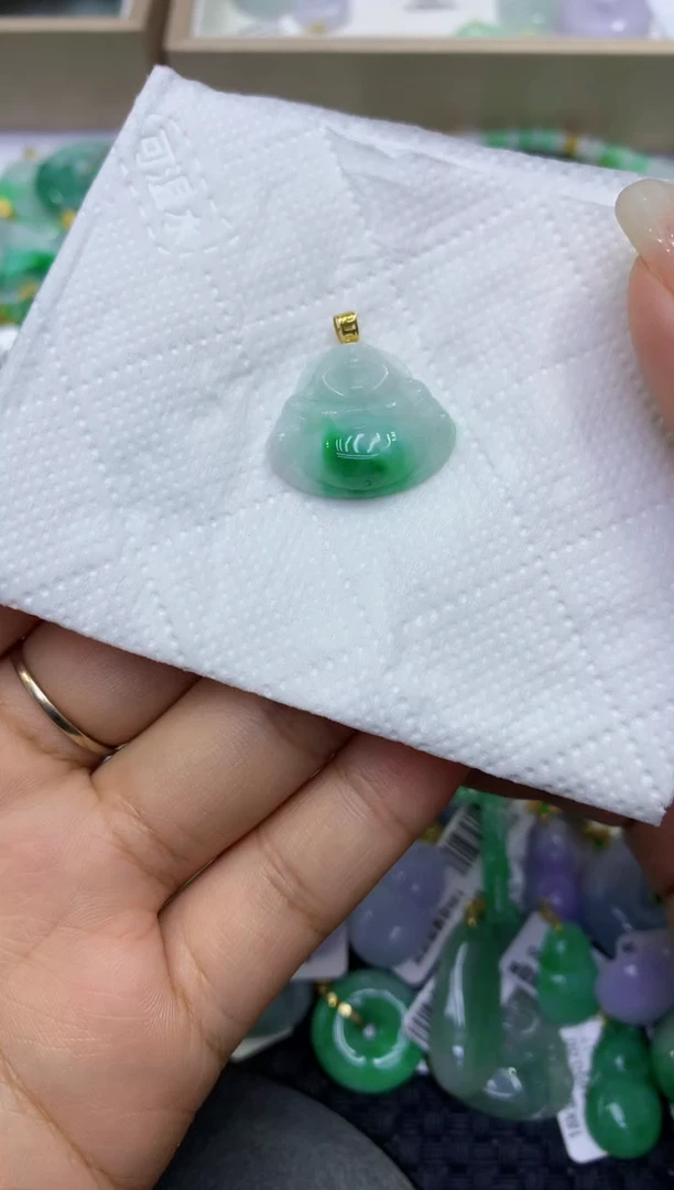 颈饰未镶嵌翡翠天然缅甸A货翡翠