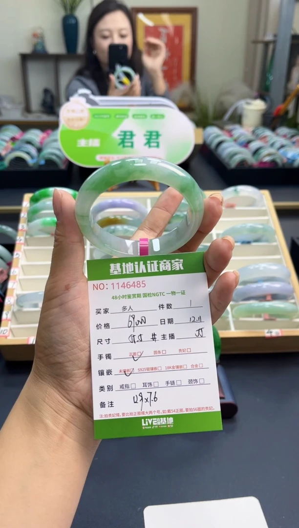 未镶嵌手镯翡翠多人