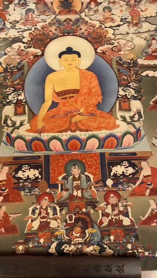 装裱画精美唐卡tk16153