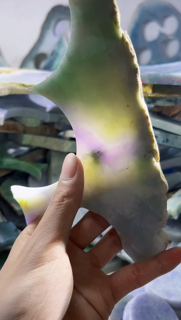 翡翠裸石缅甸翡翠A货陈6940