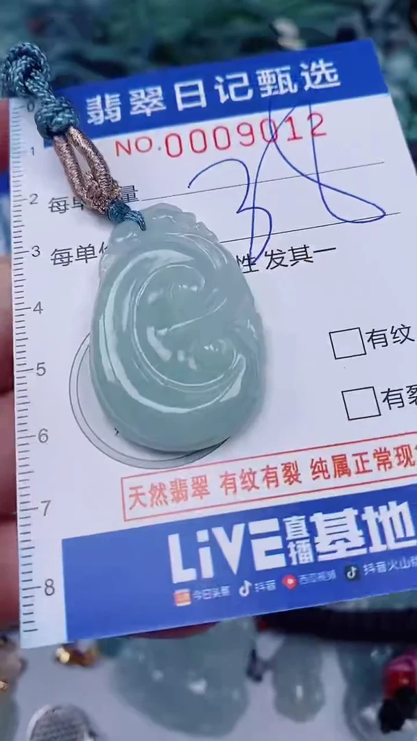 翡翠未镶嵌颈饰00009012