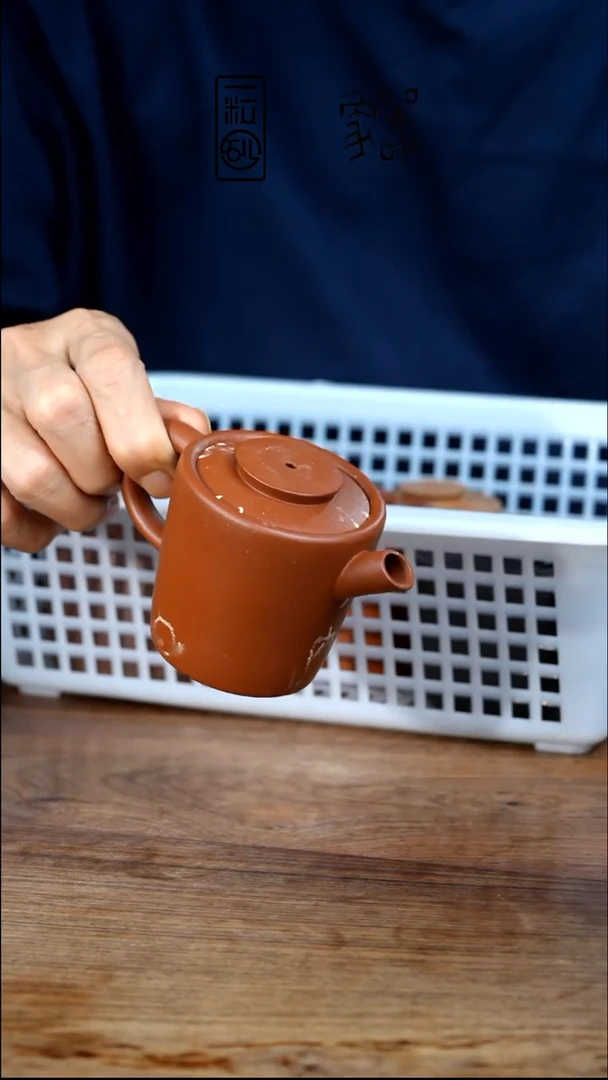 茶壶紫砂微瑕大红杯