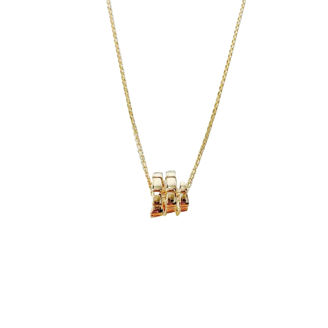 95新 BVLGARI/宝格丽 安洁利严选项链/0012588