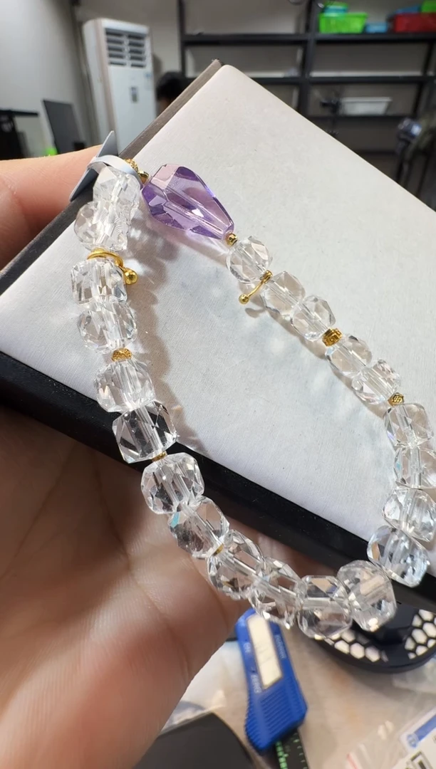 未镶嵌手链水晶晶1178 多样性发一件