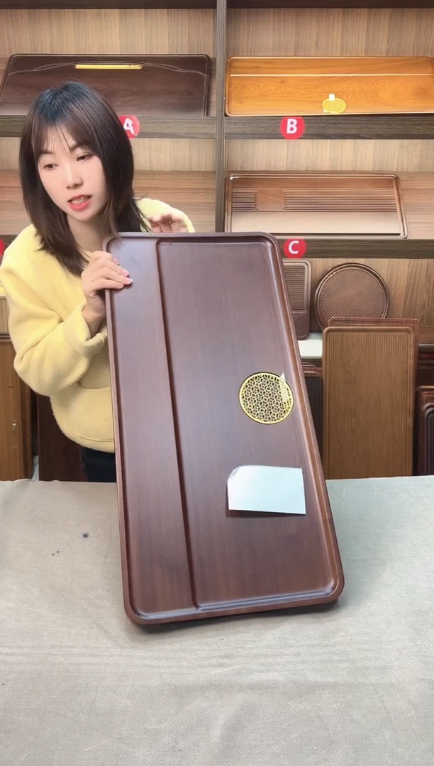 70*35*4花梨木平板【胡桃色】999号
