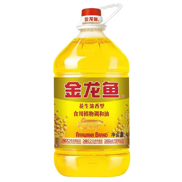 金龙鱼花生浓香食用调和油 4L