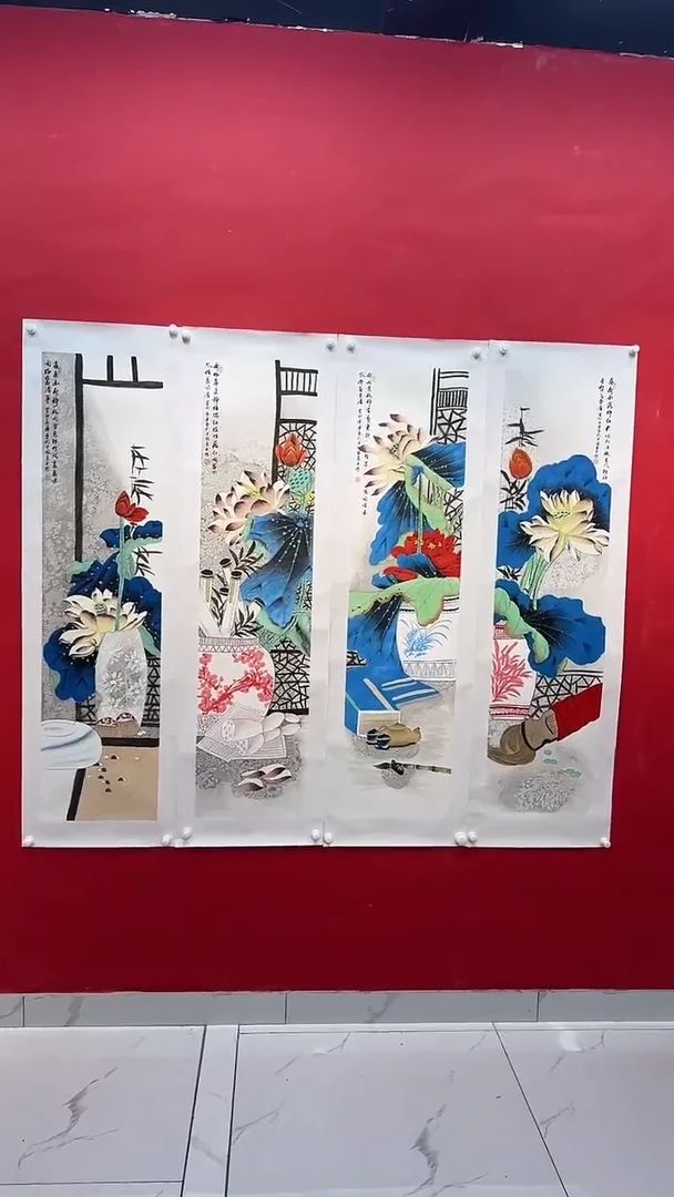国画作家陆远华纯手绘国画