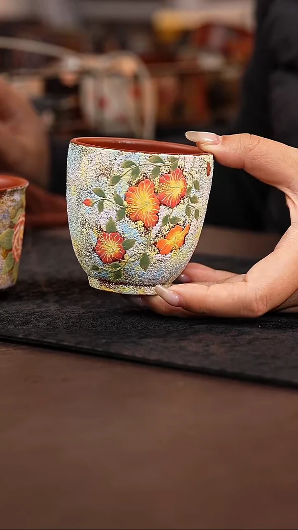 茶壶紫砂大红袍牵牛磨砂