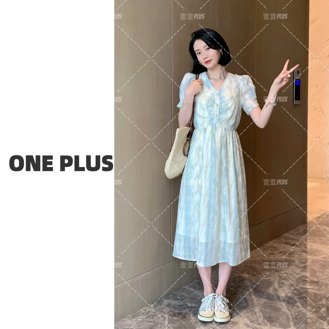 【风旅铃兰】朦胧仙气意境晕染基调高级感温柔慵懒风时尚连衣裙