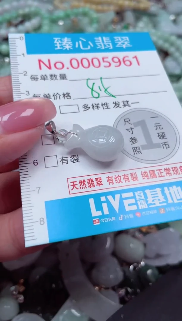 颈饰未镶嵌翡翠5961