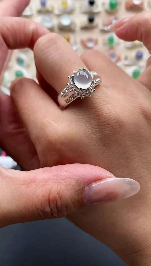 未镶嵌戒指翡翠缅甸天然A货翡翠22   1-5