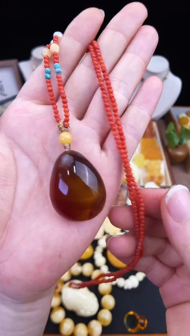 琥珀未镶嵌珠宝奇石柒月