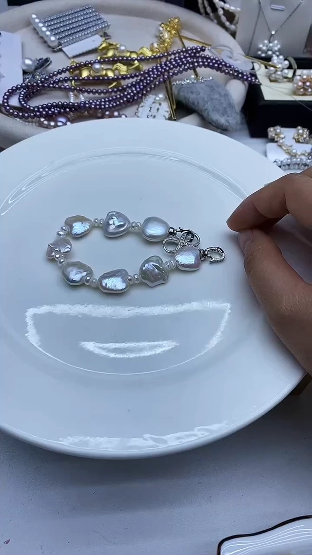 未镶嵌手链淡水珍珠1