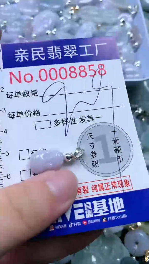 翡翠未镶嵌吊坠(不含链)8858
